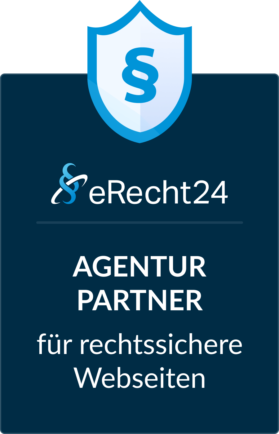 agentur-siegel-dark-vertical-large Maria Metzger, eRecht24 Agentur Partner fuer rechtsichere Webseiten